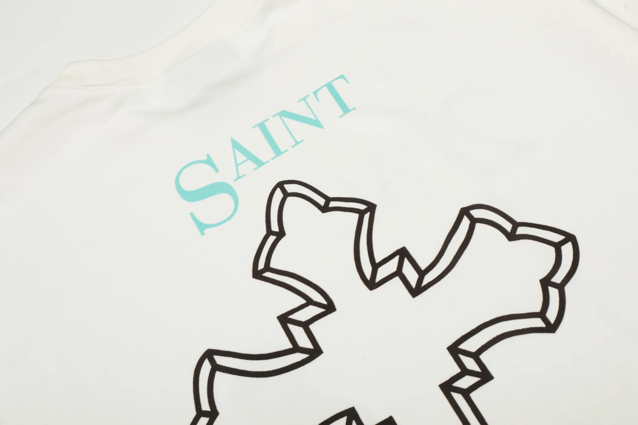 VT440 P150💰 Saint Michael 25SS saint joint Tupac Tupac rapper 2pac portrait BIG FACE digital direct injection long-sleeved T-shirt small neck design digital direct injection printing high street retro heavyweight Vintage long sleeves Size: S M L XL